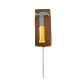 Hammer Yellow Grey White or Milk Chocolate Suckers Lollipop 3.0oz